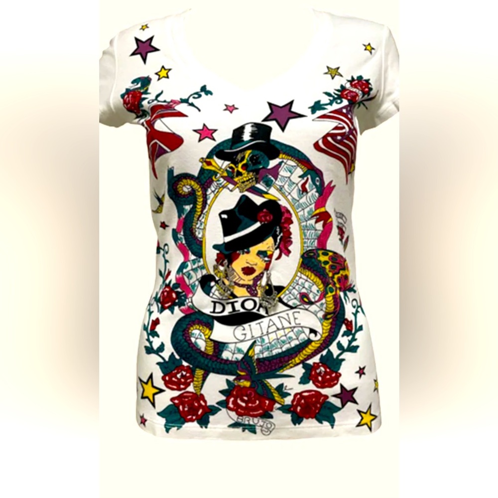 Vintage Dior Tattoo Top